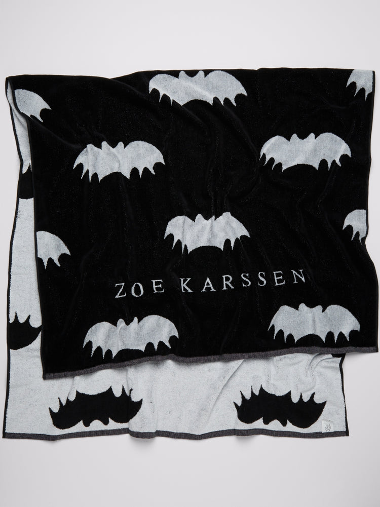 Bats all over Towel | Black