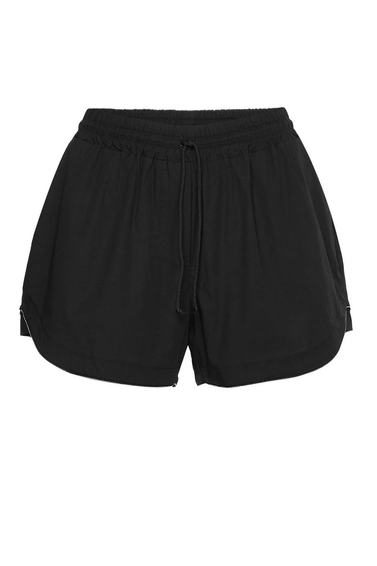 Piya Poplin Shorts | Black